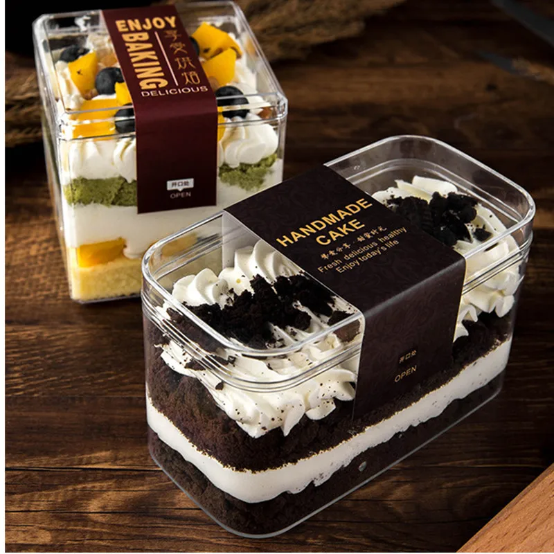 

Пластиковая чашка для пирожных, муссов, десертов, пудинга, 15 шт., одноразовый пищевой контейнер для желе, йогурта, муссов, десертов, выпечки