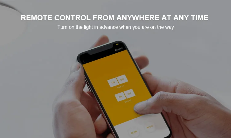 Умный настенный светильник BestCon TC2S Uk переключатель дистанционного управления