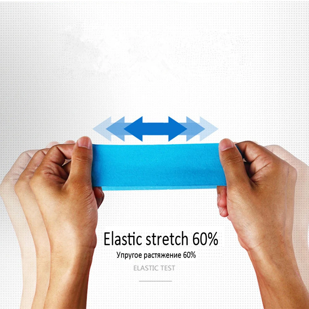Бинт для мышц 11 цветная лента 5 см * м эластичный клей деформация травма мышечная