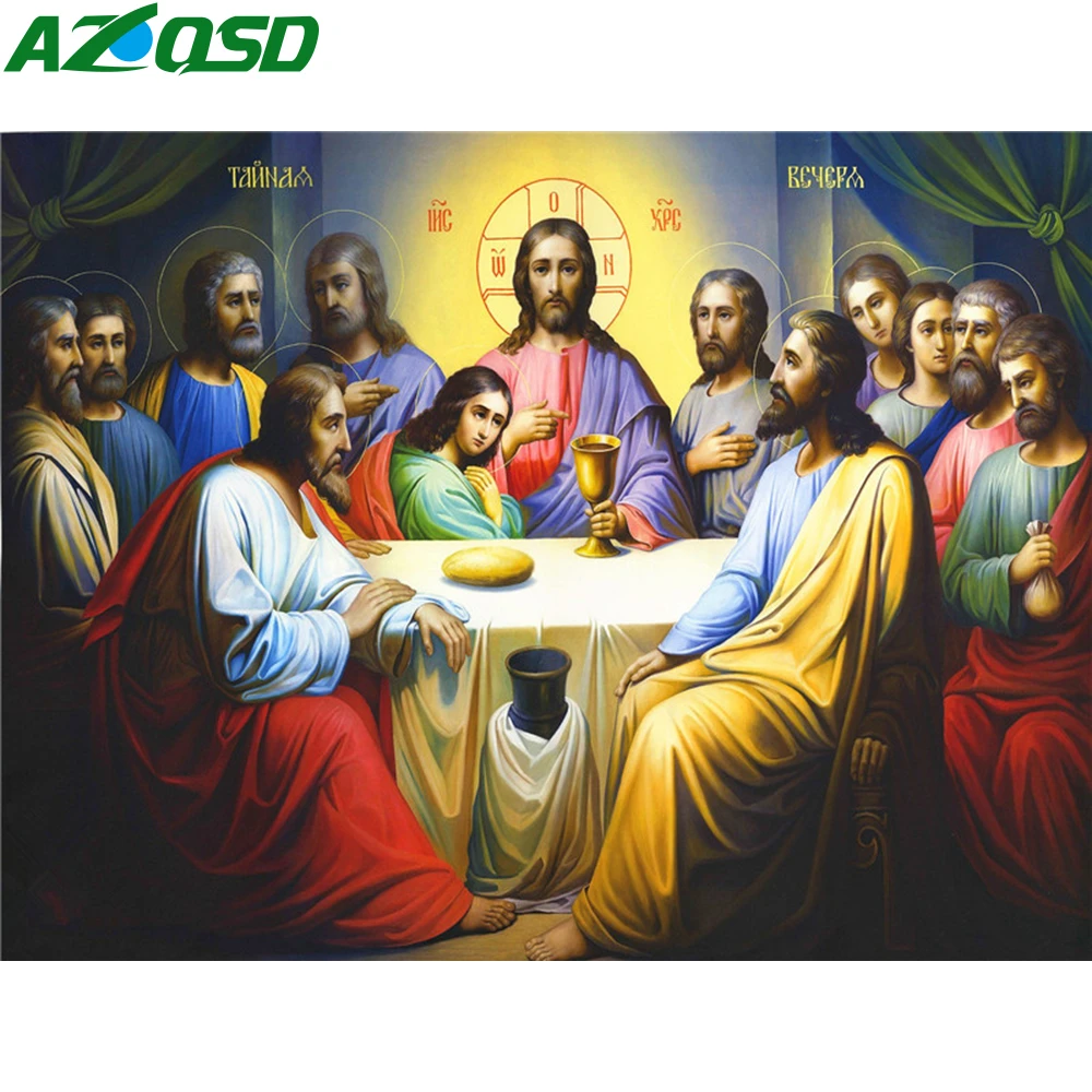 Алмазная 5d картина AZQSD религиозная вышивка крестиком иконы наборы для вышивки