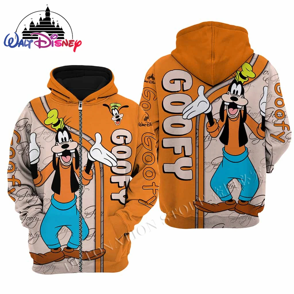 

Высококачественный плотный фланелевый пуловер с 3D принтом Микки Мауса Clubhou gofy Disney на молнии/капюшоне для мужчин и женщин модные топы