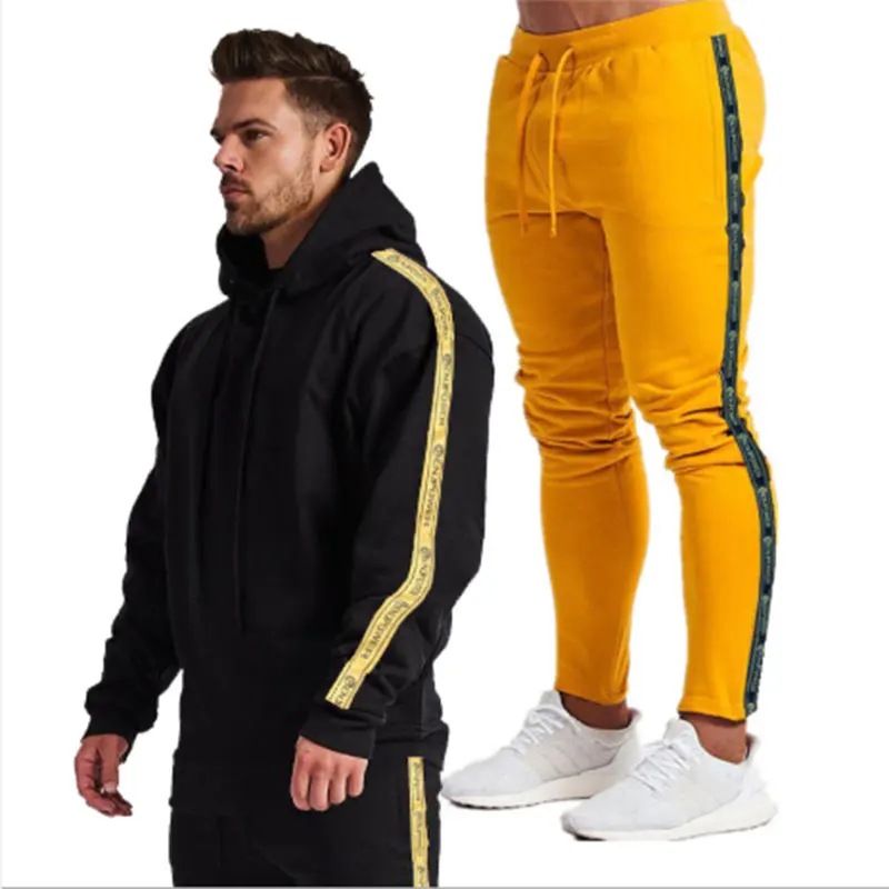 Мужская теплая спортивная одежда Зимний Новый Модный повседневный свободный