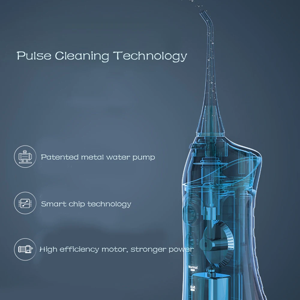 

Ultrasonic Tooth Cleaner Irrigador Dental Multifunction Teeth Whitening Tartar Removal Large Capacity Qater Tank Oral Irrigator