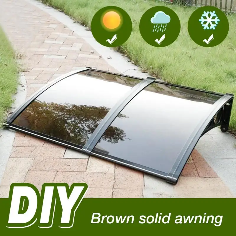 Ультралегкий поликарбонатный навес для окна и двери 75x125 см|Беседки| |