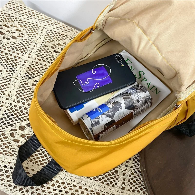 Нейлоновый Рюкзак Kawaii Bunny с мультяшными кроличьими ушками плюшевая женская сумка