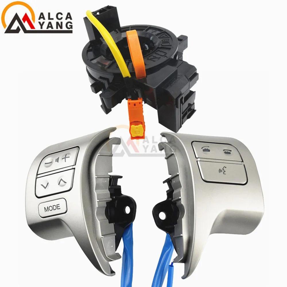 Medium match Bluetooth рулевое колесо аудио переключатель управления с кабелем для Toyota Corolla ZRE15 2007~ 2010 автомобильные аксессуары - Цвет: Medium match