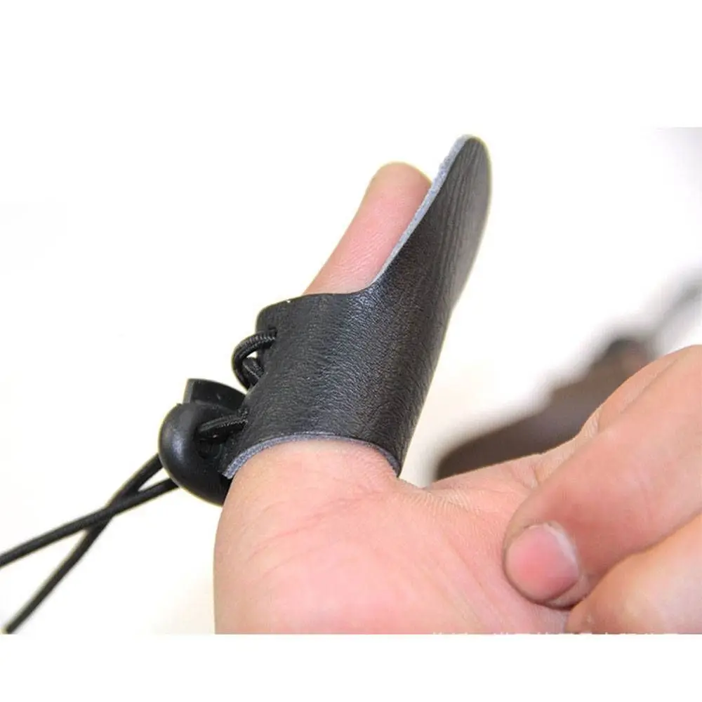 Горячая Распродажа 1 шт. регулируемые кожаные перчатки для стрельбы из лука