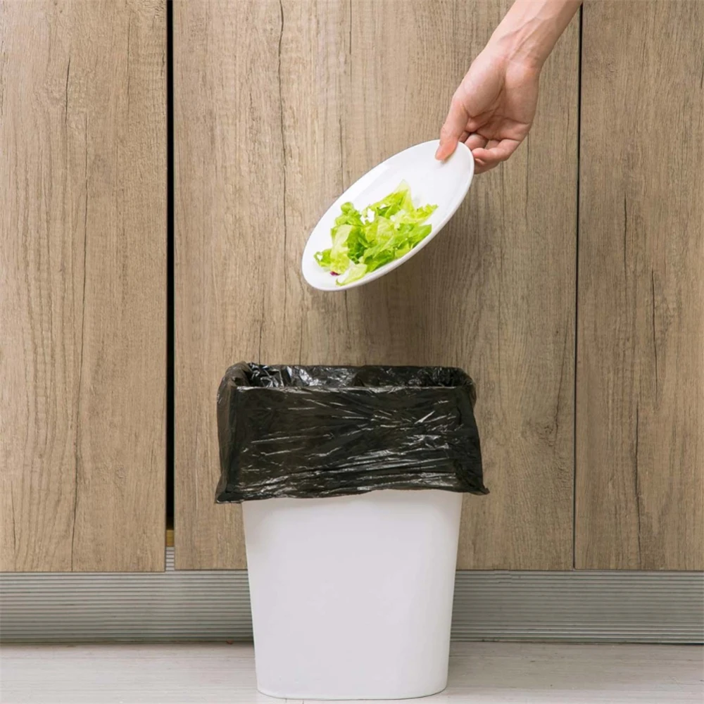

100 Pcs Large Home Garbage Bags Portable Garbage Bags Kitchen Thick Small Plastic Bags