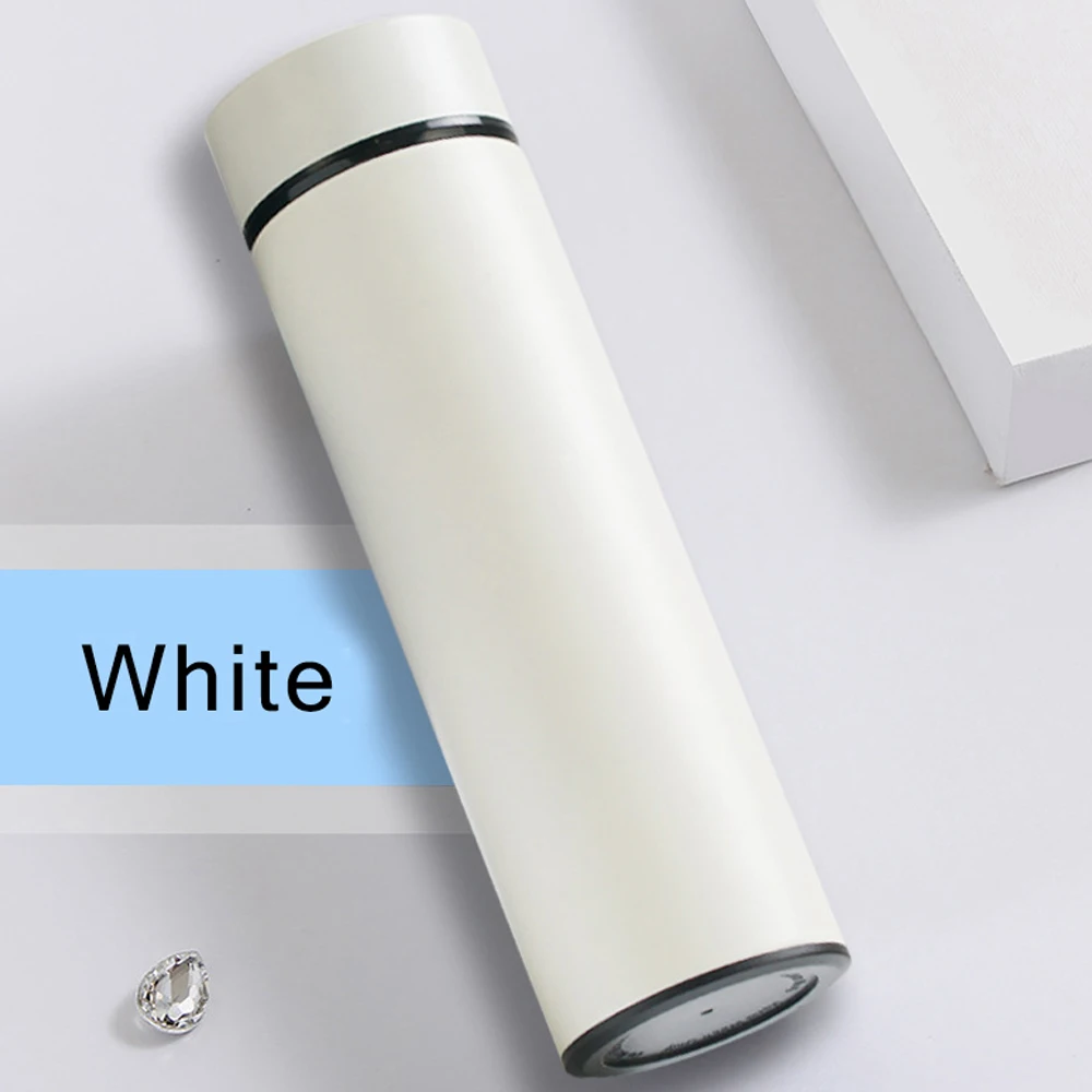 Вакуумный термос из нержавеющей стали со светодиодным дисплеем 500 мл|Крышка