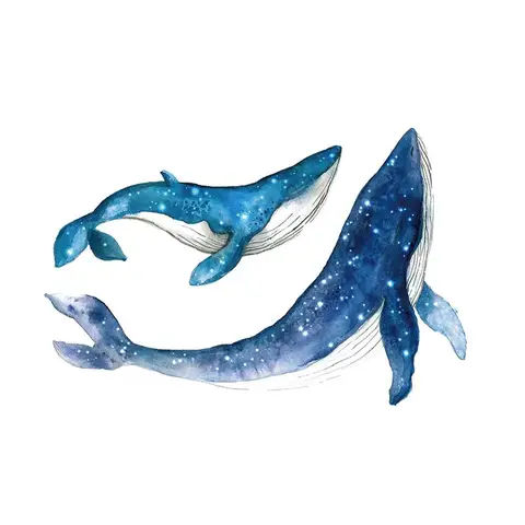 Yaratıcı Yıldızlı Gökyüzü Duvar Sticker Ev Dekorasyon Oturma Odası Çocuklar Bebek Odası Dekor Duvar Kağıdı Deniz Hayvanları Stickers Poster