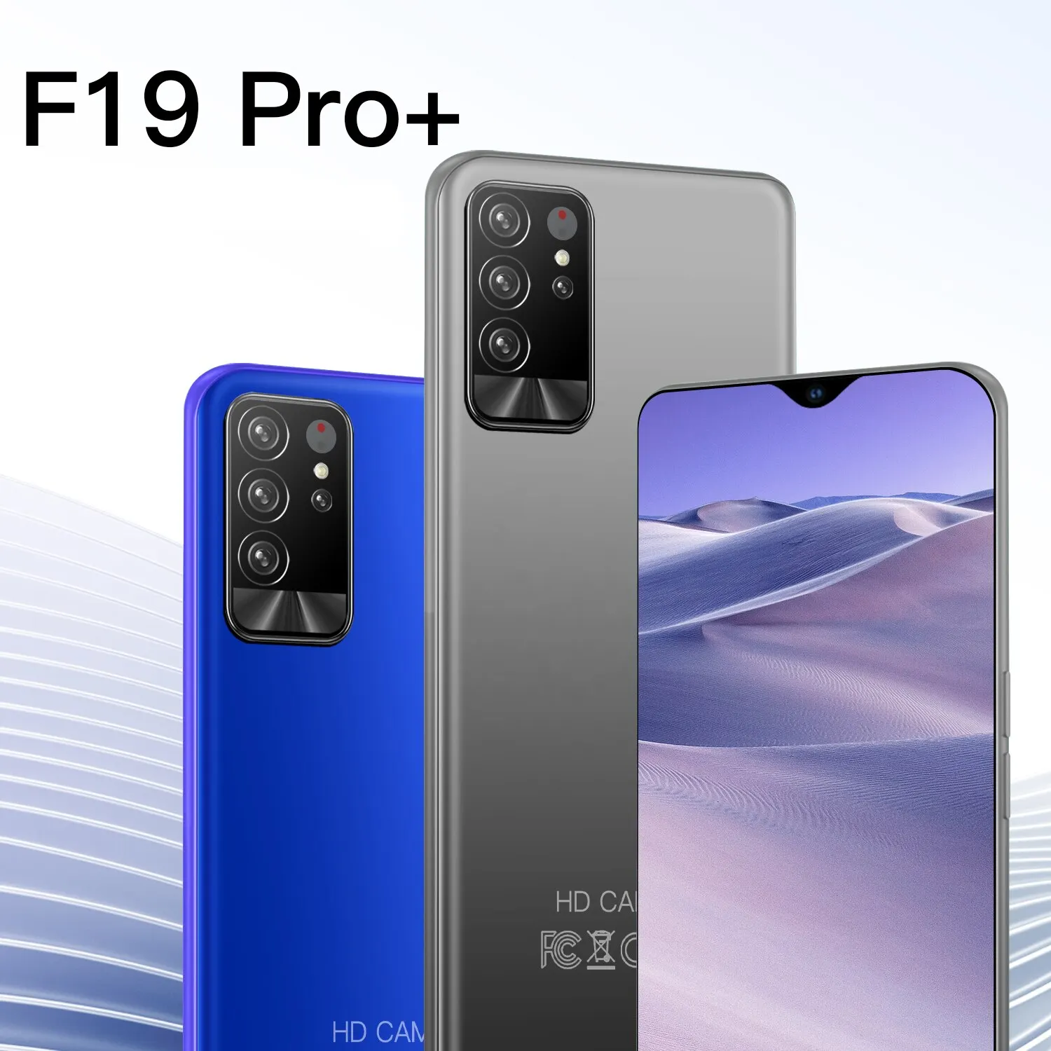 

F19 Pro Water Drop Screen + 8gb Ram 256gb Rom 24 + 48mp 6000mah Andriod 10.0 Mobile Phone 5g 6.7 Inch Smart Deca Core Mtk6989