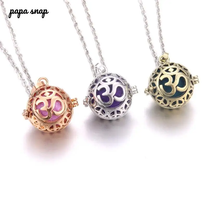 Медальоны для ароматерапии йоги диффузор ожерелья с кулоном модные ювелирные