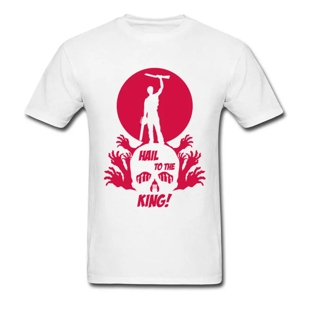 Футболка для Хэллоуина новейшая Мужская футболка с круглым вырезом и черепом