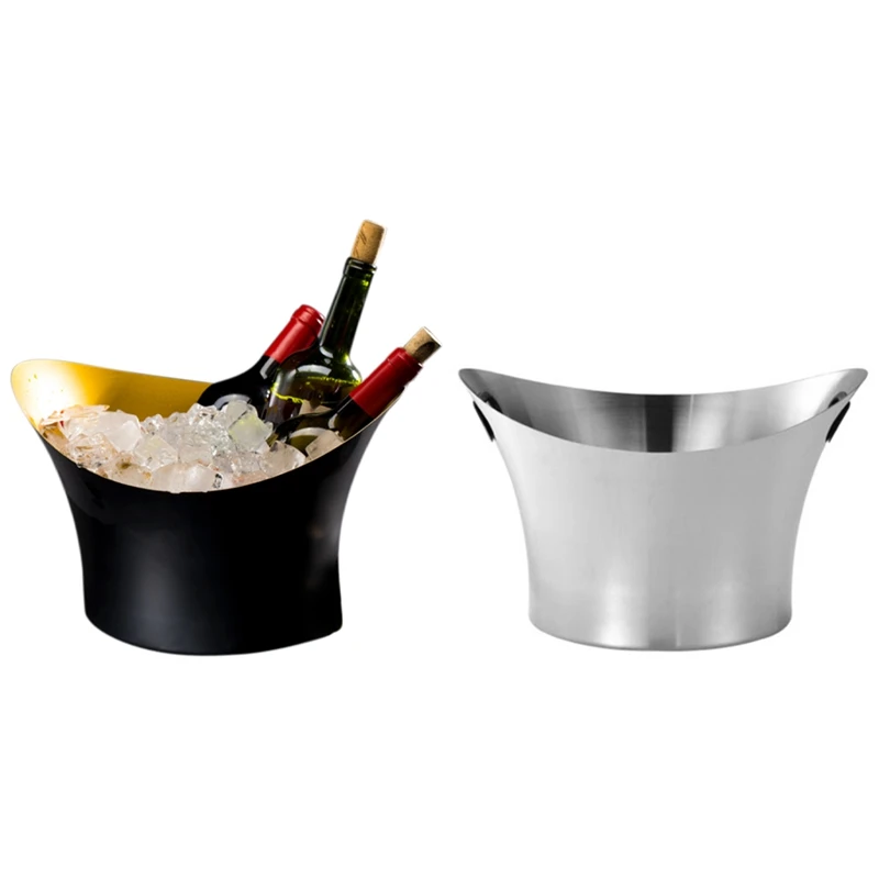 

Single-Layer Ingot Champagne Bucket Red Wine Ice Bucket Bar KTV Night Beer Bucket Western Wine Bucket