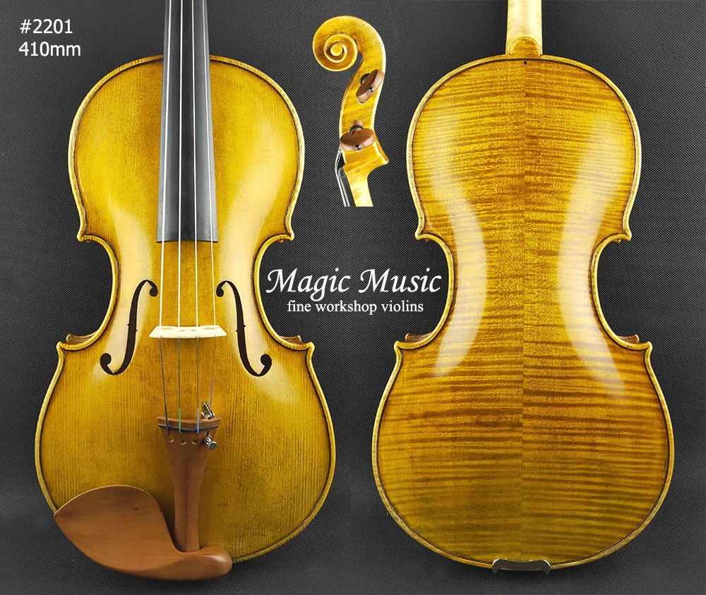 Мастер уровне! Копия Rogerius Bon Nicolai Amati Master viola Размер 410 мм, русская ель и масляной лак ручной работы