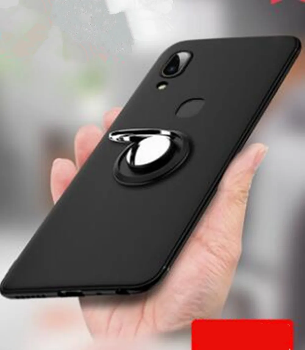 Роскошный магнитный автомобильный чехол TPU Мягкий для UMI umidigi One Finger Ring