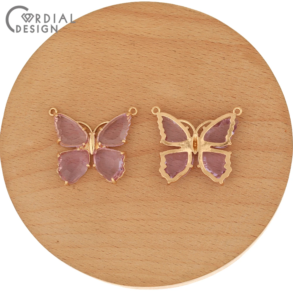 

Cordial Design 20Pcs 27*31MM DIY Pendant/Jewelry Accessories/Hand Made/CZ Charms/Necklace Making/Jewelry Findings & Components