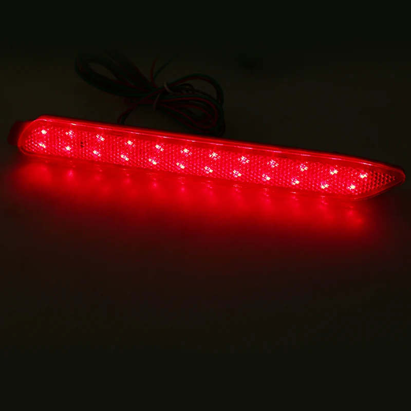 Автомобильный фонарь заднего бампера POSSBAY 24 светодиода отражатель стоп сигнал