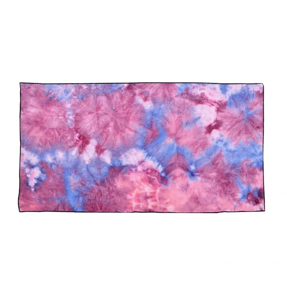 

Flexible Convenient Tie-dye Microfiber Washcloth Lightweight Microfiber Towel Skin-friendly for Swimming