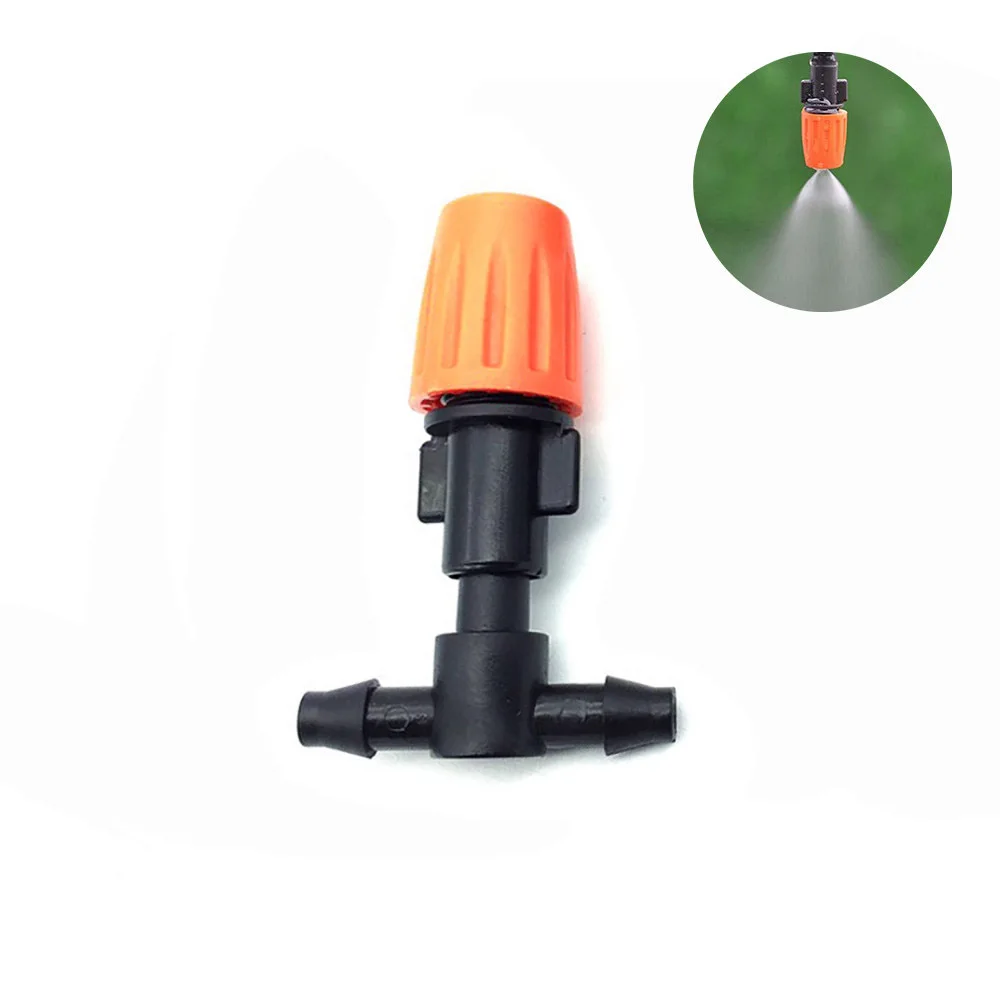 

10 Pcs Garden & Lawn Irrigation System Agriculture Water Dripper Sprayer Sprinkler Use Tee Connect To 4/7mm Hose