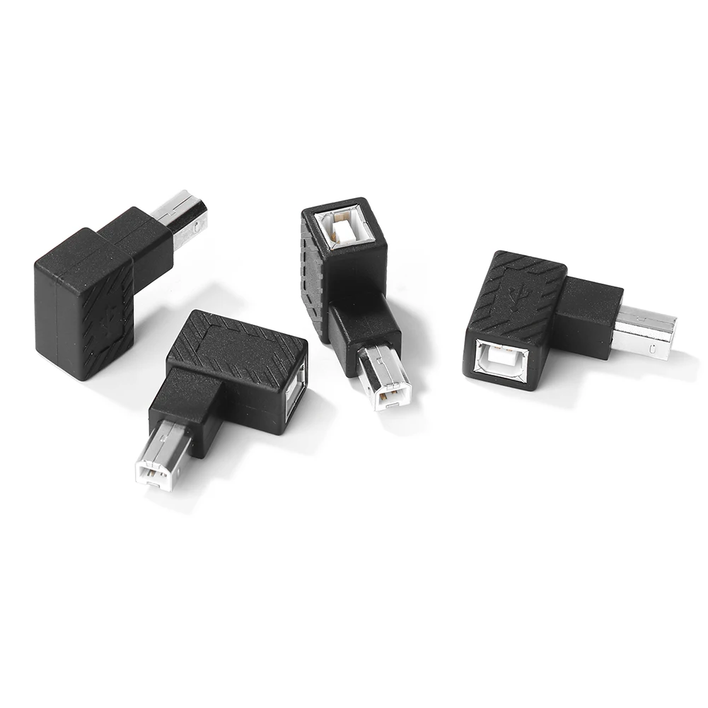 

Extension Cable Connector Adapter 90 Degree Right Angled USB Type B Extension Plug Converter for Printer Scanner