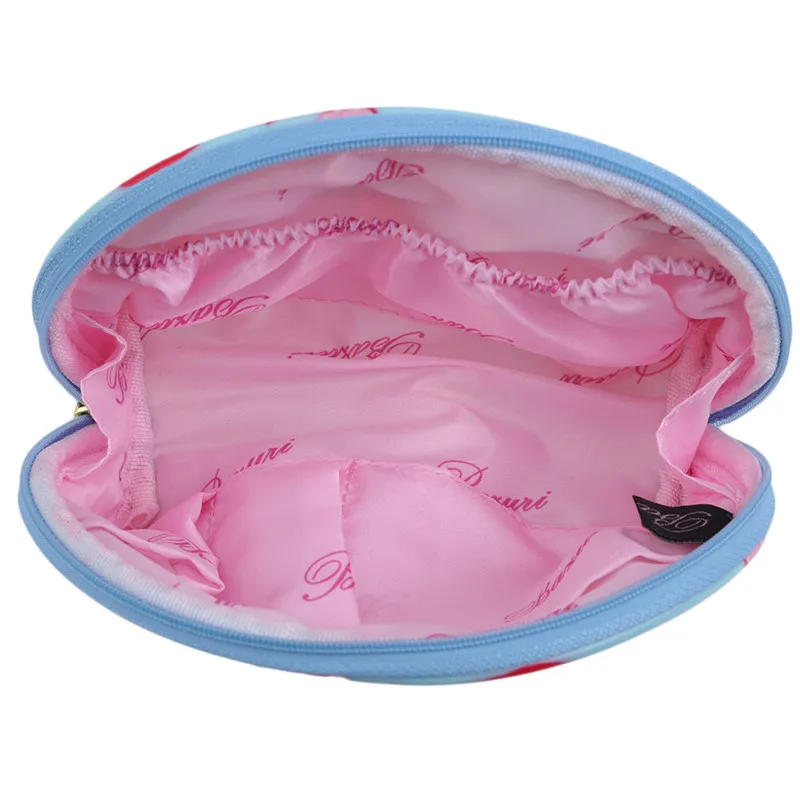 

Women Travel Toiletry Make Up Cosmetic Bag Clutch Handbag Purses Case Cosmetic Bag Print Shell Makeup Bag Organizer