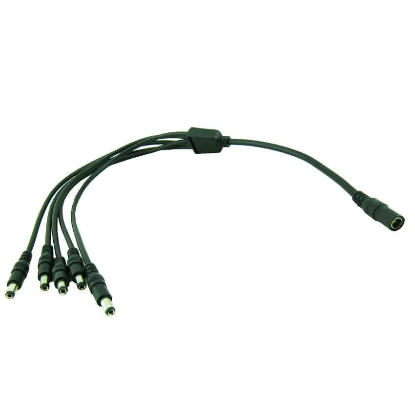 Разветвитель ESCAM кабель питания постоянного тока 1 разъем на 5 2 1x5 мм двойной