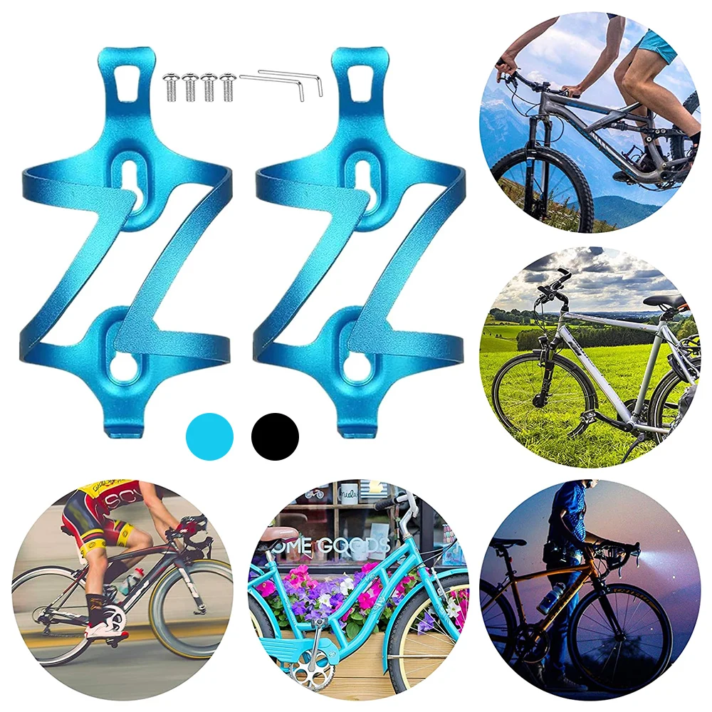 

Bike Water Bottle Holder Bike Cup Rack with Screws and Wrench Water Bottle Cage Mount Lightweight Kettle Stand for Road