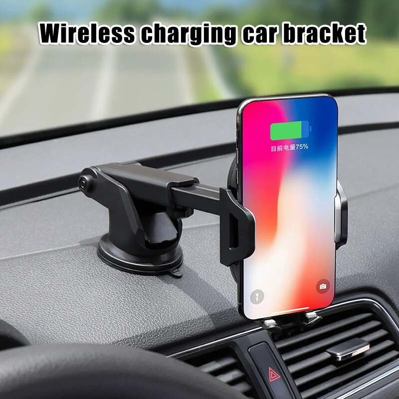 

2019 Car Phone Mount Wireless Charging Charger Air Vent Clip Holder Universal Stand Hands-Free Cradle CSL88