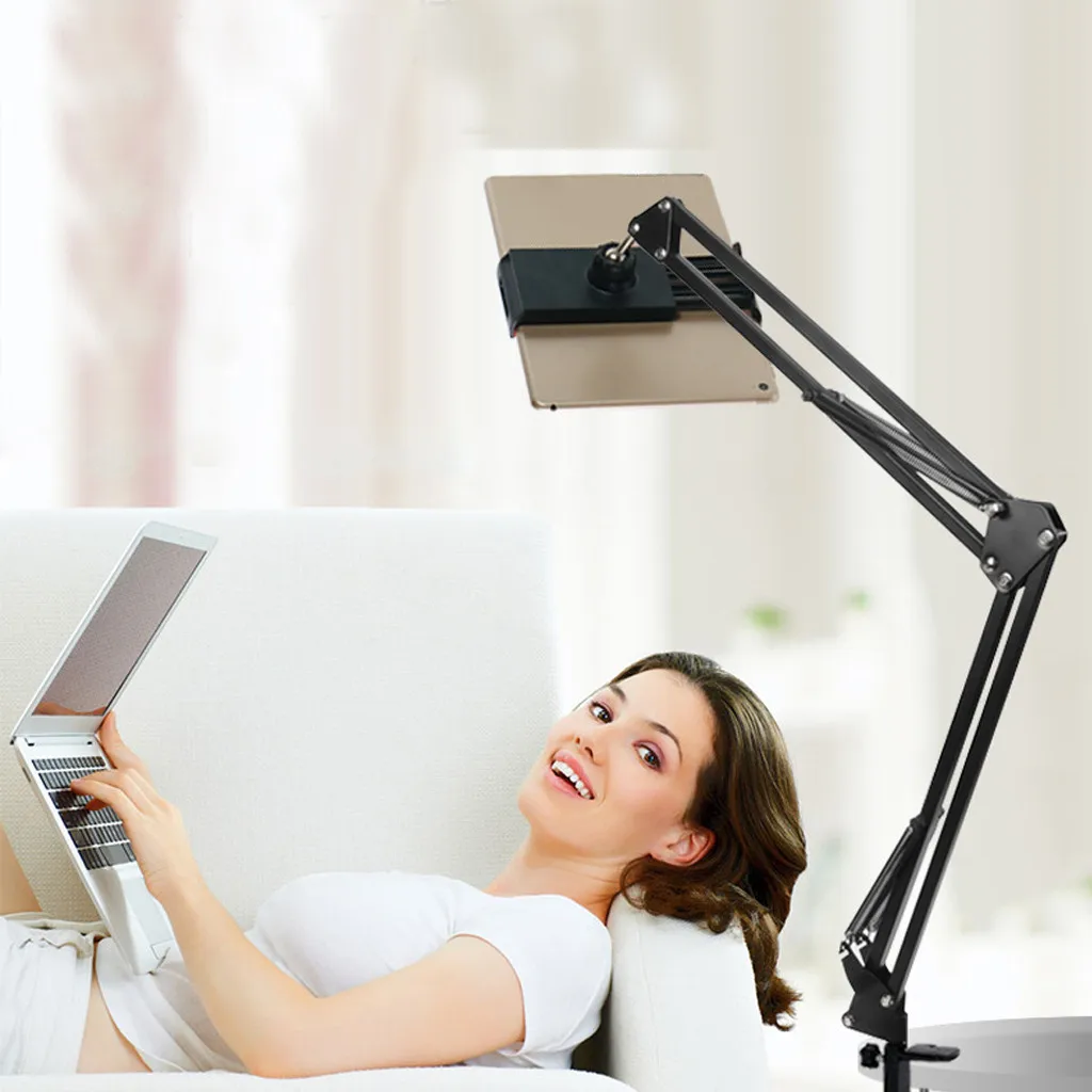 

Lazy Phone & Tablet Stand Universal Rotating Desktop Table Holder Hands Free Cell Phone Bracket Adjustable Bed