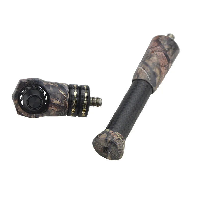 Pаспродажа 7-дюймовый стабилизатор для стрельбы из лука, диаметр 8 мм, 18 К, карбоновый амортизатор, вибрирующий блочный амортизатор для лука, Охотничьи а...