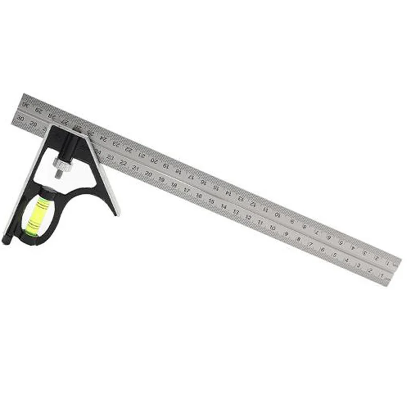 

Small Base Ruler Cast Aluminum Triangle Multifunctional Measuring Accessories