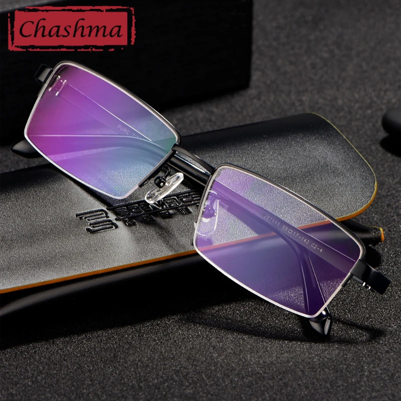 Мужские зеркальные очки Chashma высшего качества для мужчин близорукость