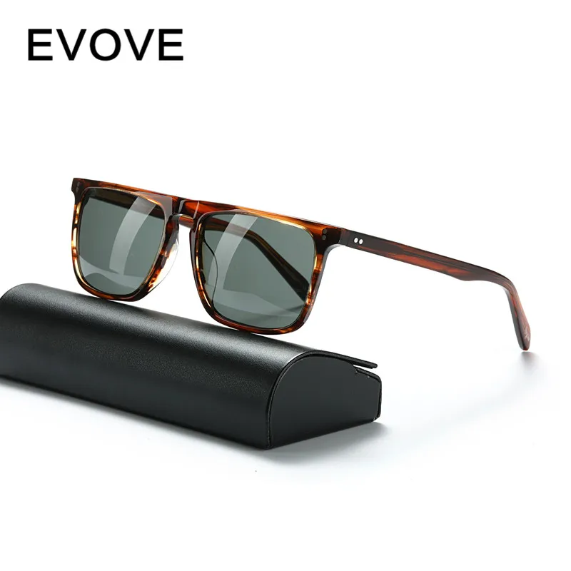 Evove Стекло солнцезащитные очки для мужчин поляризованные Тони Старк крутые