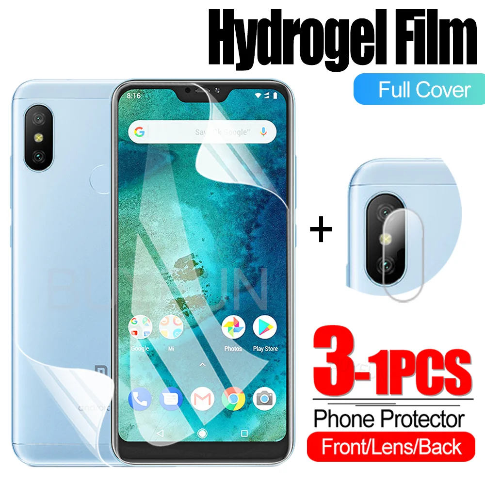 

1-3 шт. стекло для Xiaomi A1 5X A2 6X A2 Lite Гидрогелевая пленка Xaomy A3 CC9E A3 Lite CC9 Премиум Защита объектива камеры не стекло