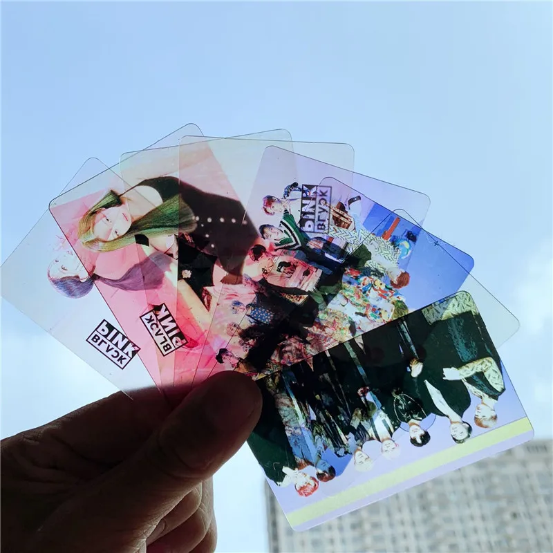 KPOP Bangtanboys IZONE TWICE TXT SEVENTEEN ПВХ Карта Blakcpink Jisoo Jennie Lomo карта Фотокарта|Визитки| |