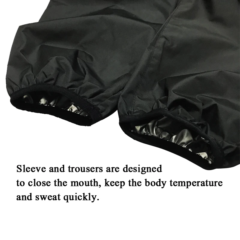 Высокое качество пот похудение фитнес бег сауна костюм для мужчин ПВХ спортивный