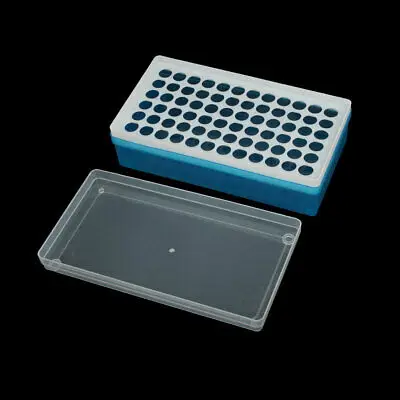 Футляр для центрифужных пробирок, 11,5 мм, 72 положения, прозрачный синий, 5 шт. от AliExpress WW