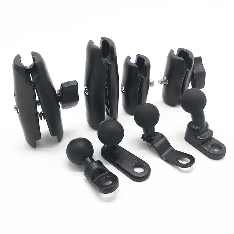 Держатель заднего вида для мотоцикла с шаровым двойным креплением 1 дюймовым gopro