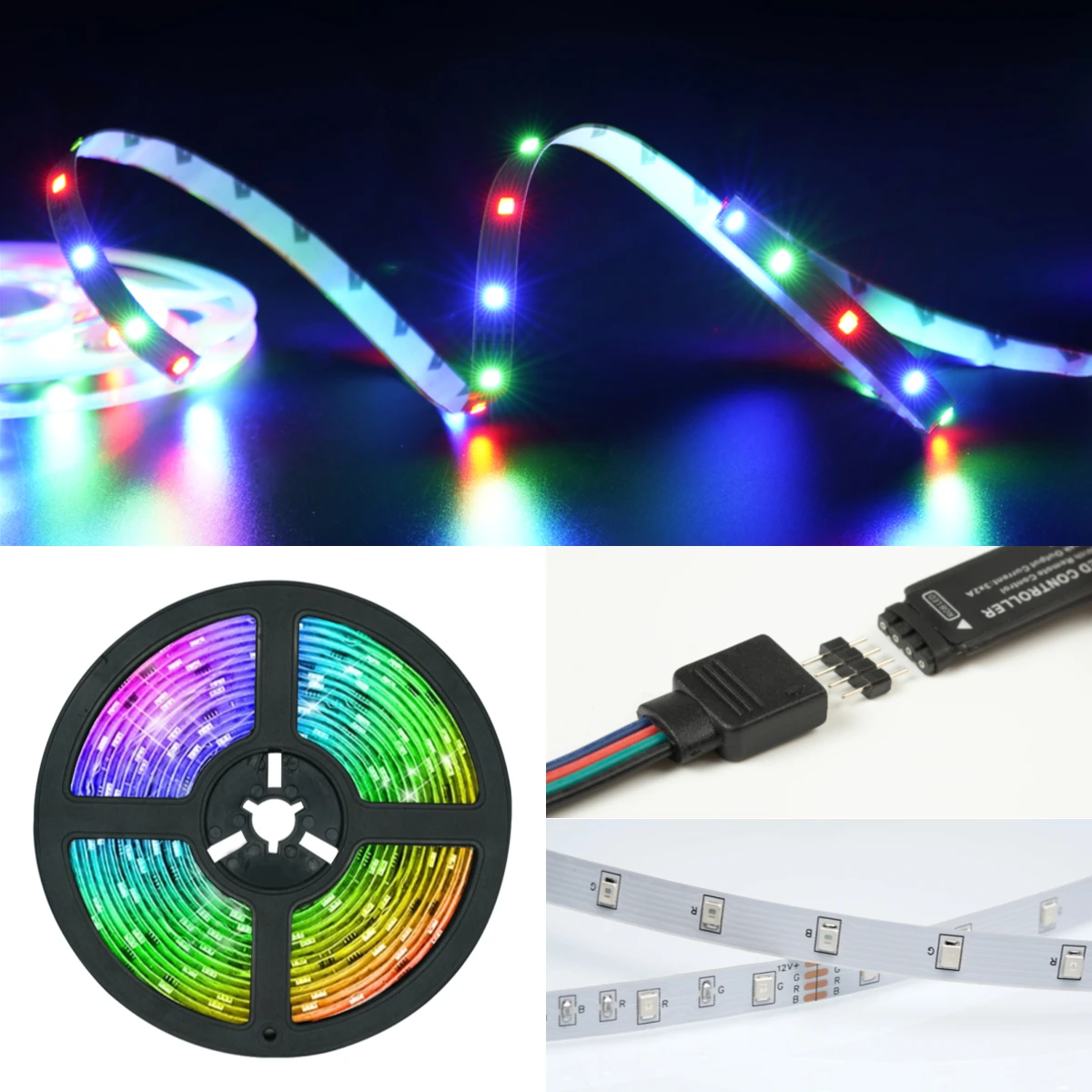 

Bluetooth LED Strip Lights Music Bluetooth Waterproof Lamp RGB 5050 Flexible Tape Diode luces led For Holiday Decoration DC12V