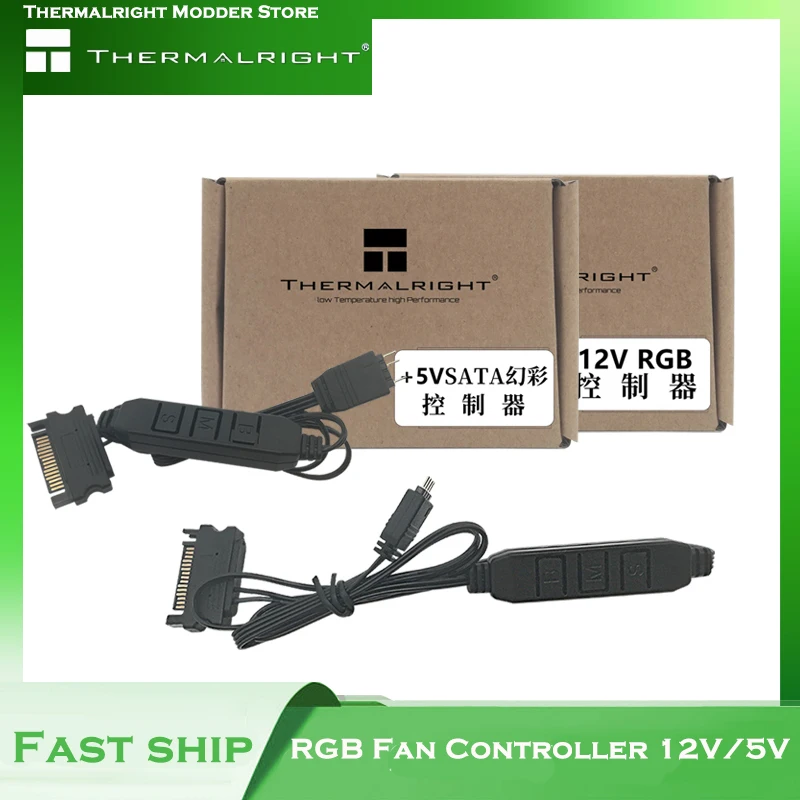 Thermalright PC охлаждающий RGB контроллер 5V 3PIN/12V 4PIN ручсветильник свет полноцветная