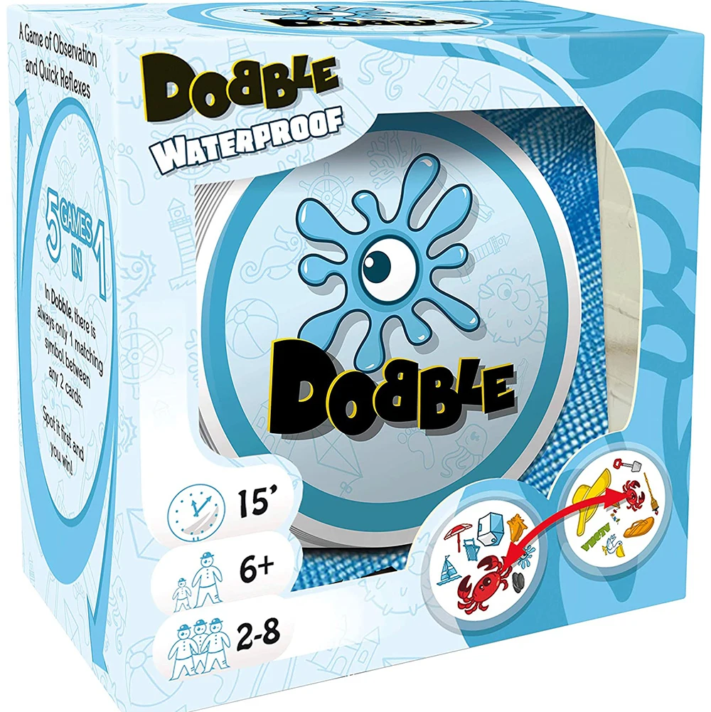 Dobler Beach ПВХ карточная игра водонепроницаемая Семейная Игра версия реакции