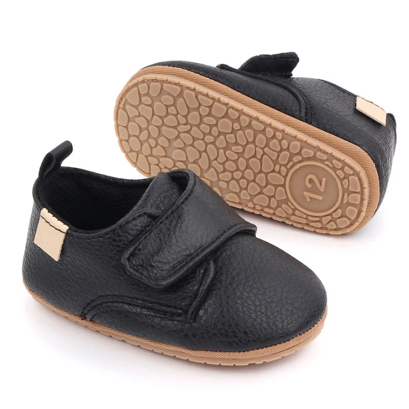 

Newborn Infant Baby Girls Classical Pu leather Shoes Solid Anti-Slip Soft Soled Spring Autumn Toddler Kid Children First Walker