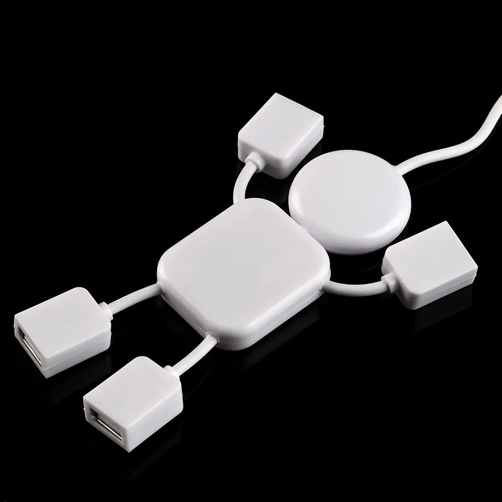 

Humanoid 4 Port Hub High-Speed USB 2.0 Splitter Cable Adapter for Laptop PC