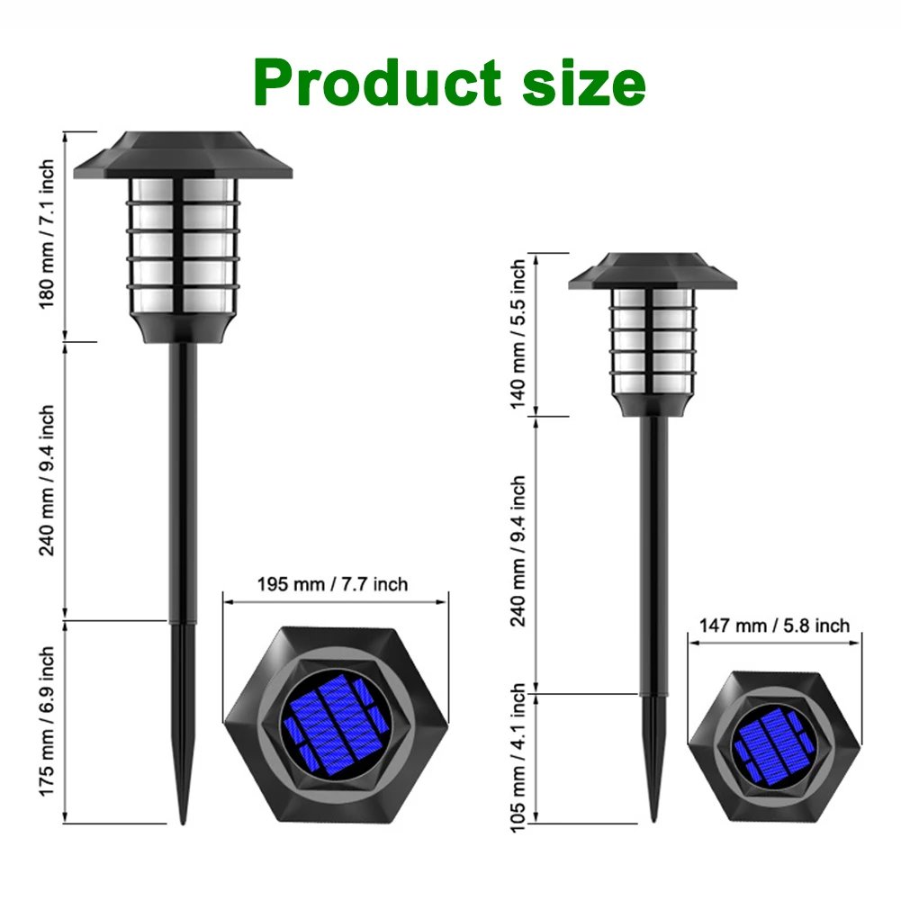 

Solar Torch Light Outdoor 48/66 LED Waterproof Lamp White Light And Flame Light Courtyard Garden Decoration Lamp Landscape Light