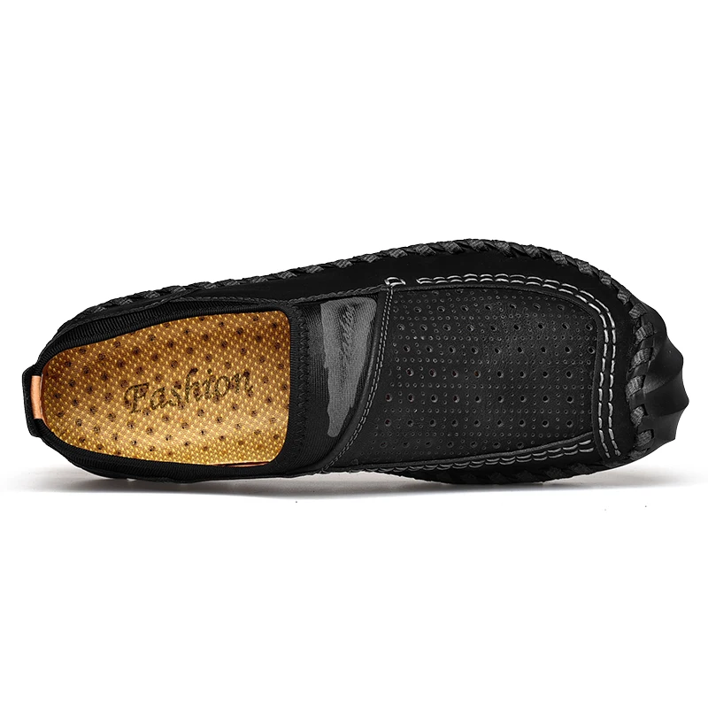 Лоферы мужские сетчатые дышащие лоферы Повседневная Уличная обувь для прогулок