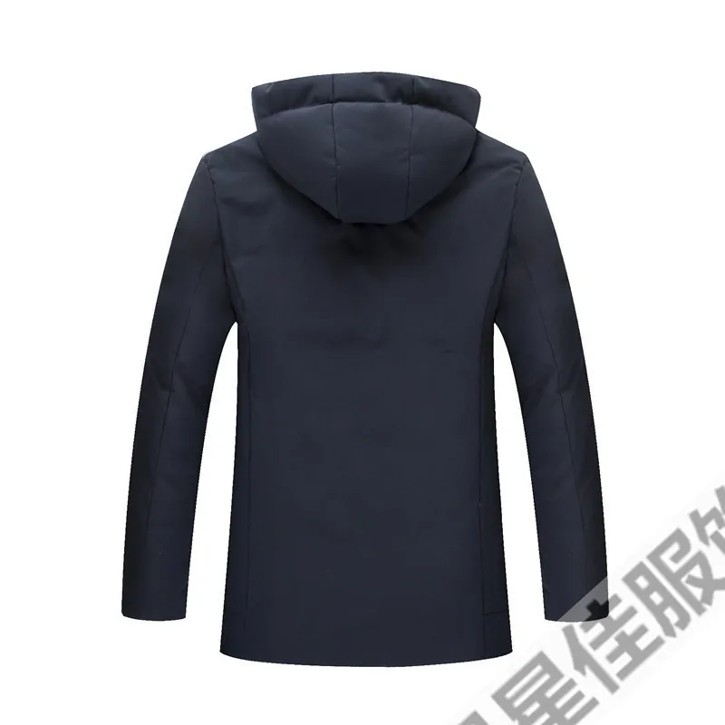 Плюс 10XL 8XL 6XL 5X90% белый утиный пух толстый пуховик Мужское пальто зимние парки