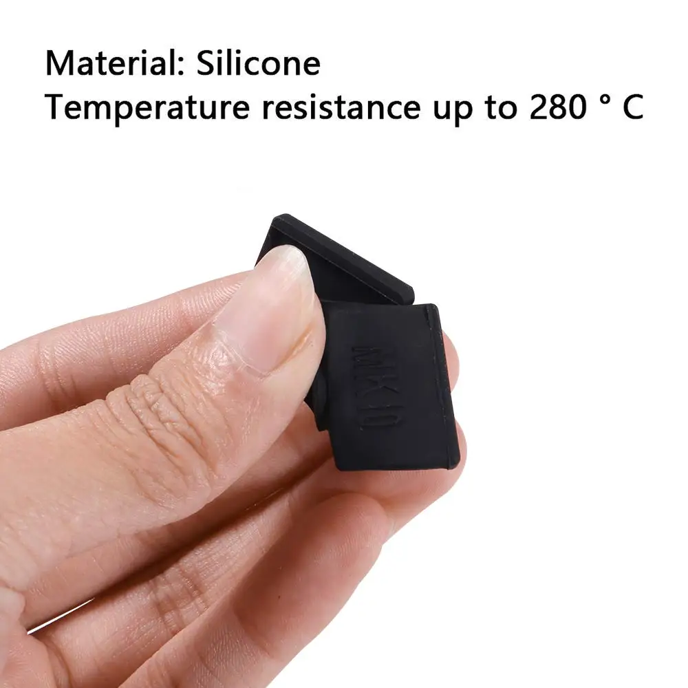 Aokin 3 шт. MK10 нагревательный блок силиконовый чехол 3D принтер для Wanhao Дубликатор i3