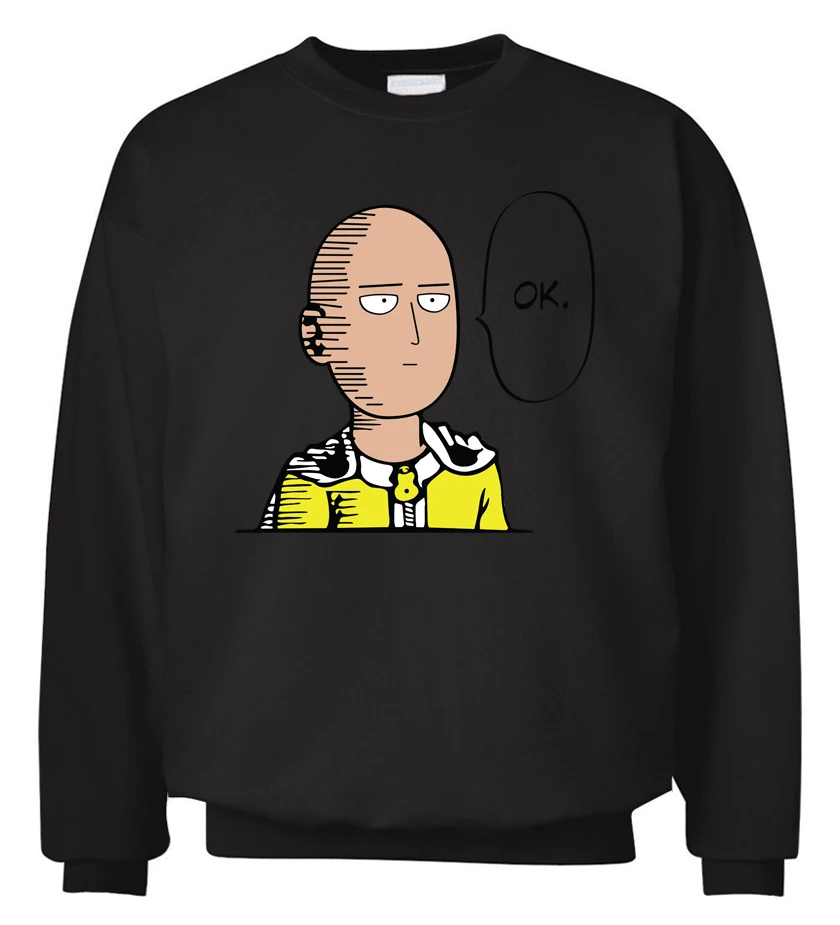 Аниме One Punch Hero Saitama Oppai мужская толстовка с капюшоном 2020 весна зима горячая
