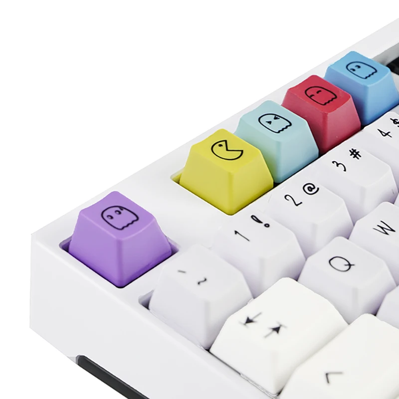 

5pcs Pac-man theme personalized keycap height suitable for gh60/multiple layout mechanical keyboard
